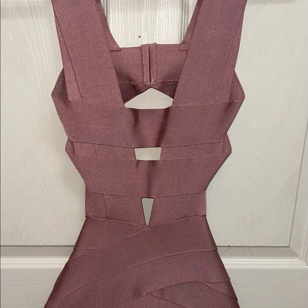 Bandage cut out Rayon Dress XS